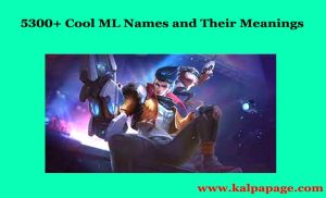 5300+ Cool ML Names and Their Meanings