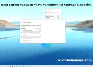 Best Latest Ways to View Windows 10 Storage Capacity