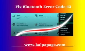Fix Bluetooth Error Code 43