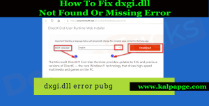 How To Fix dxgi.dll Not Found Or Missing Error