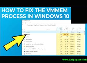 How to Fix Vmmem High Memory and CPU Usage