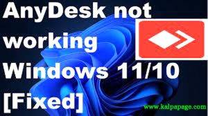 How to fix AnyDesk not working on Windows 1110
