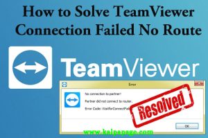TeamViewer Error Partner did not connect to router on Windows PC Fix